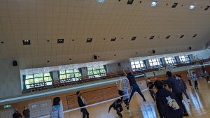 日田総合体育館にてジャイアントバレー