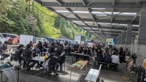 筑紫野工場の会場の様子