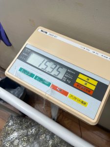 プルタブの重さは15.95キロ
